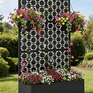 71" Metal Raised Planter Box