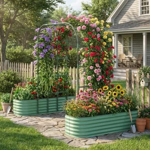 Galvanized Raised Garden Bed